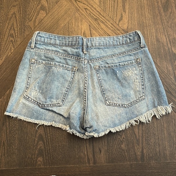 Rachel Roy Denim Studded Shorts Size 28 - Picture 5 of 5